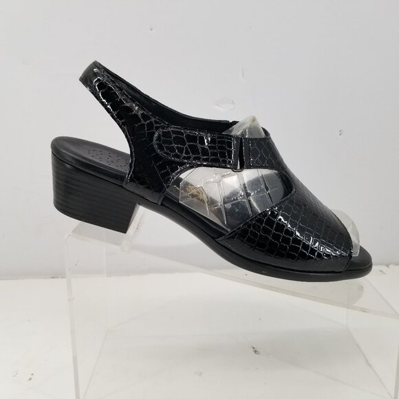 SAS Tripad Comfort Suntimer Womens Snake Print Slingback Sandals Sz 9.5 WW - Picture 1 of 11
